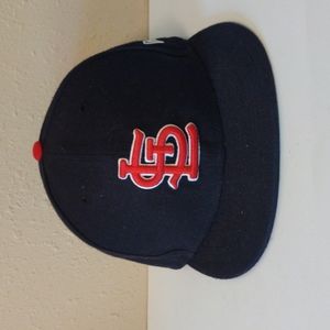 59fifty St Louis Cardinals Black New Era baseball hat Sz 7 1/8